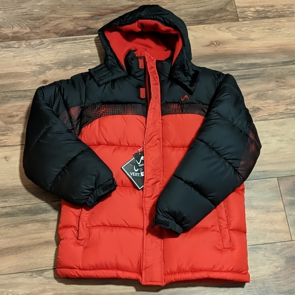 other Other - NWT Vertical'9 Black/Red Winter Jacket, Boys 14/16